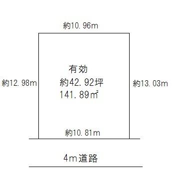 Compartment figure. Land price 32 million yen, Land area 163.51 sq m compartment view