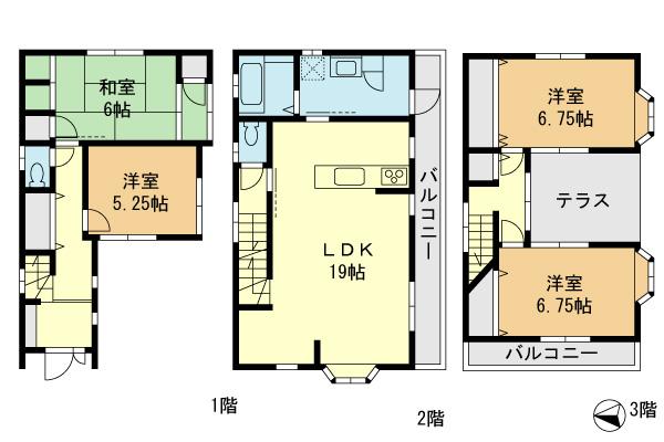 Floor plan. 29.5 million yen, 4LDK, Land area 78.74 sq m , Building area 110.22 sq m