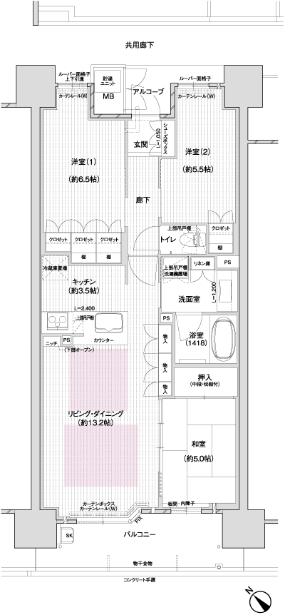 Floor: 3LDK, occupied area: 73.76 sq m, Price: 33,300,000 yen ~ 34 million yen