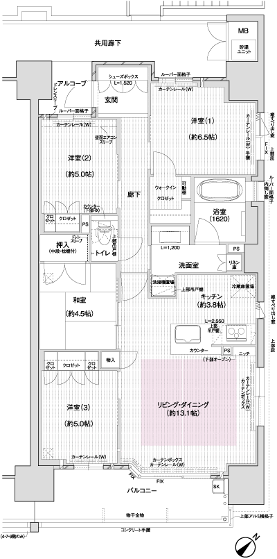 Floor: 4LDK, occupied area: 86.21 sq m, Price: 38,700,000 yen ~ 41,600,000 yen