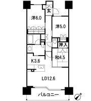 Floor: 3LDK, occupied area: 72.94 sq m, Price: 34.4 million yen