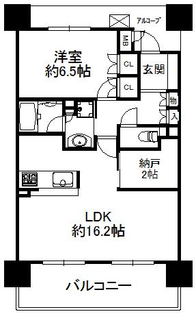Floor plan. 1LDK + S (storeroom), Price 19,800,000 yen, Footprint 55.8 sq m , Balcony area 12.3 sq m all-electric