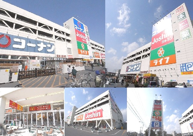 Shopping centre. life ・ Konan ・ Joshin Denki until the (shopping center) 412m