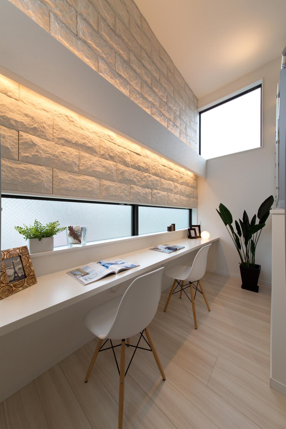 Model house photo. Study Corner