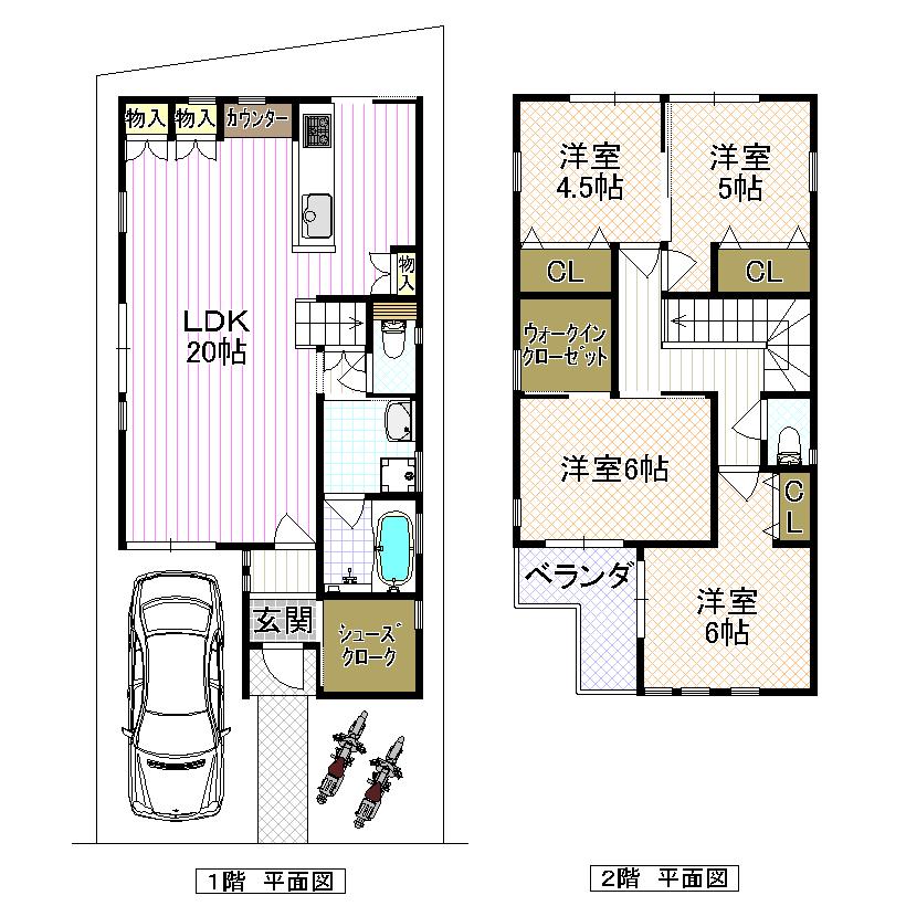 Floor plan. (Limited 1 compartment), Price 33,900,000 yen, 4LDK, Land area 89.35 sq m , Building area 102.6 sq m