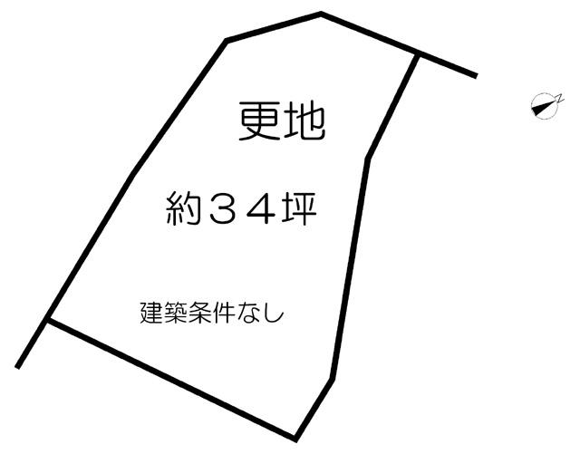 Compartment figure. Land price 16.3 million yen, Land area 114.83 sq m