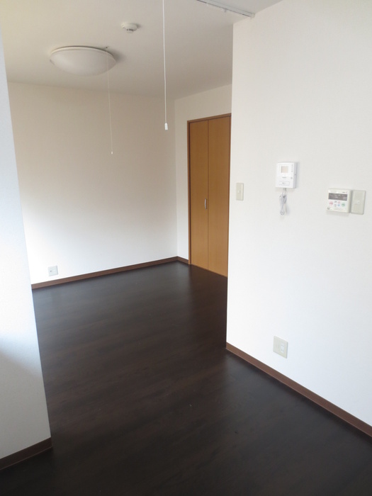 Living and room. Finished in interior clean.