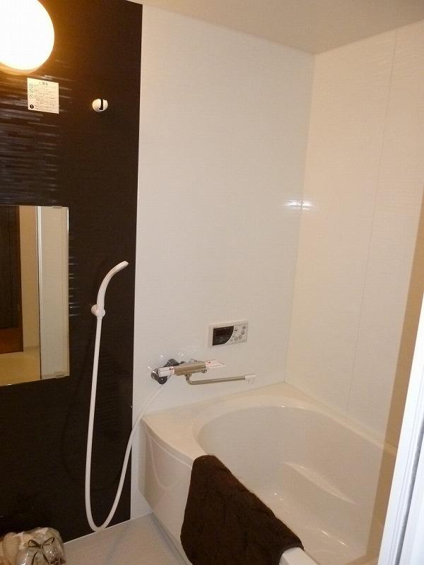 Bathroom. Unit bus of two-tone color