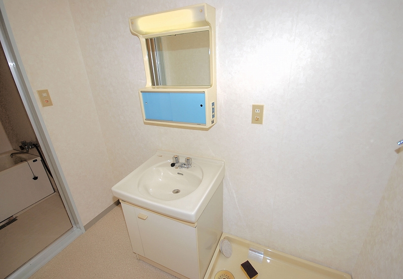 Washroom. Independent wash basin