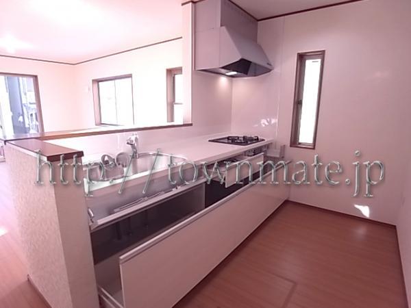 Same specifications photo (kitchen). System kitchen with counter