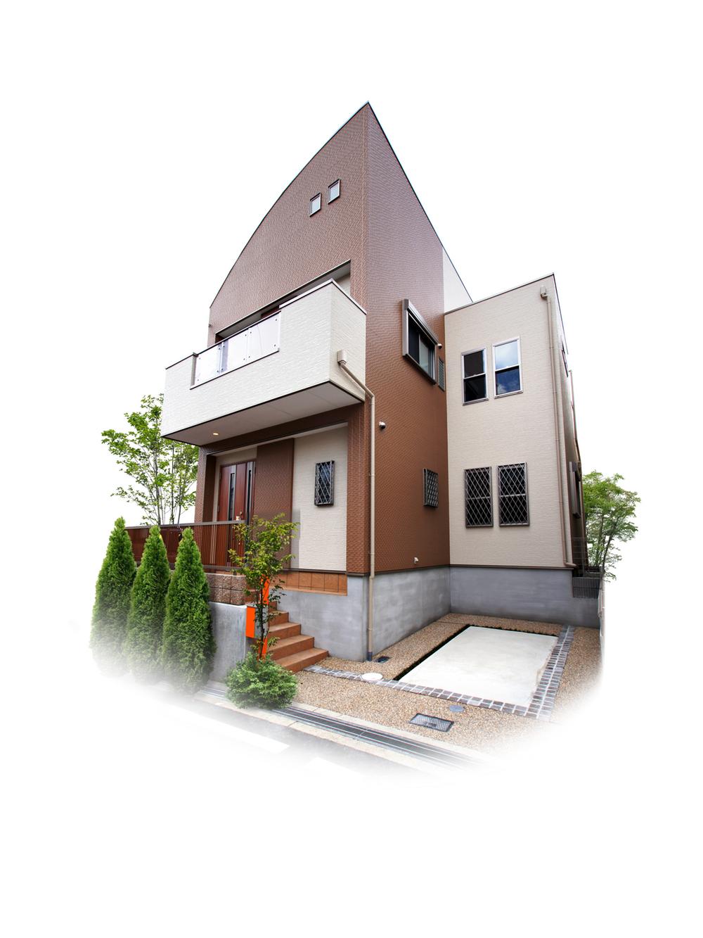 Rendering (appearance). Stylish appearance, which is summarized in the two-tone color. Neat luggage because there is a large storage in the attic and with loft Local (August 2012) shooting