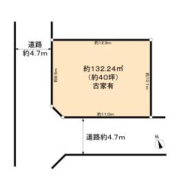 Compartment figure. Land price 18.9 million yen, Land area 132.24 sq m