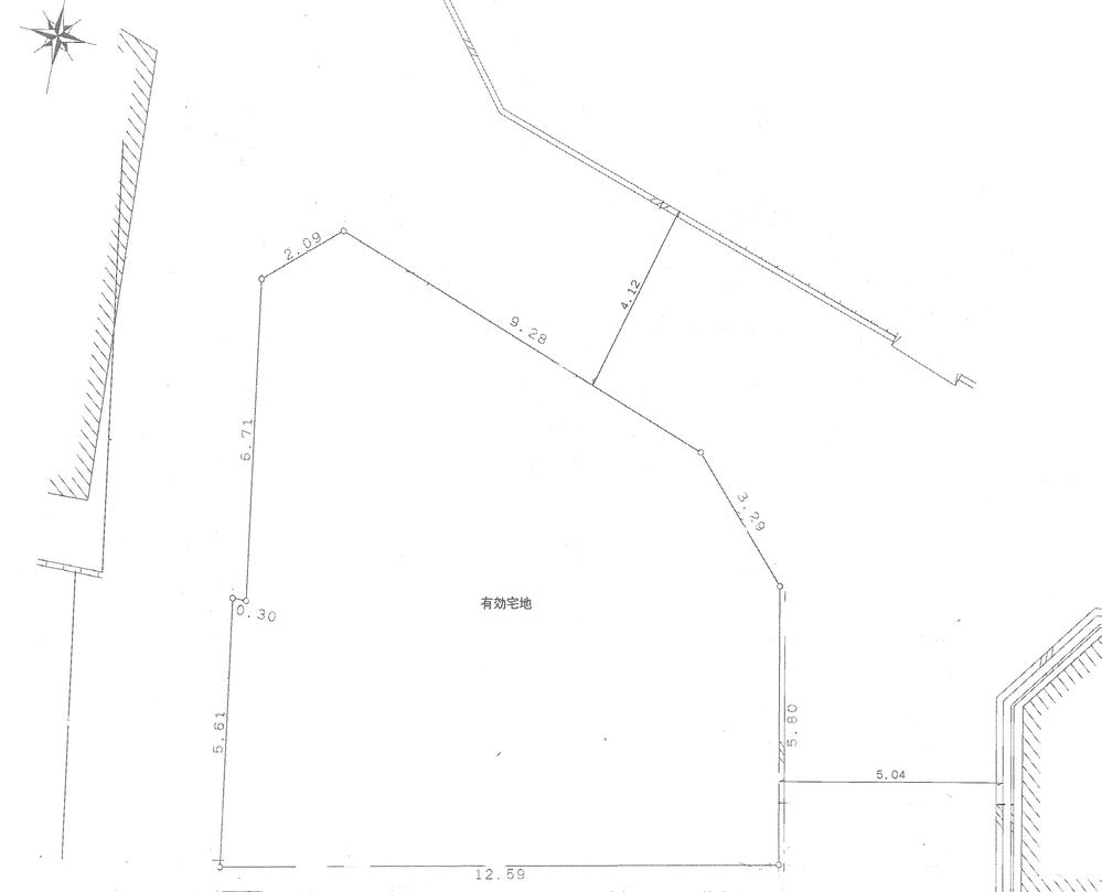 Compartment figure. Land price 16,900,000 yen, Land area 129.81 sq m   ■ Three-way corner lot! 