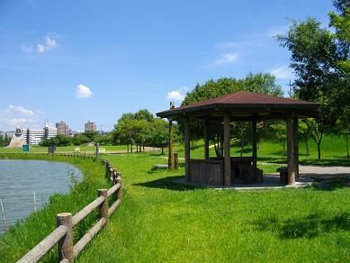 park. Launch River 240m to flood control green space