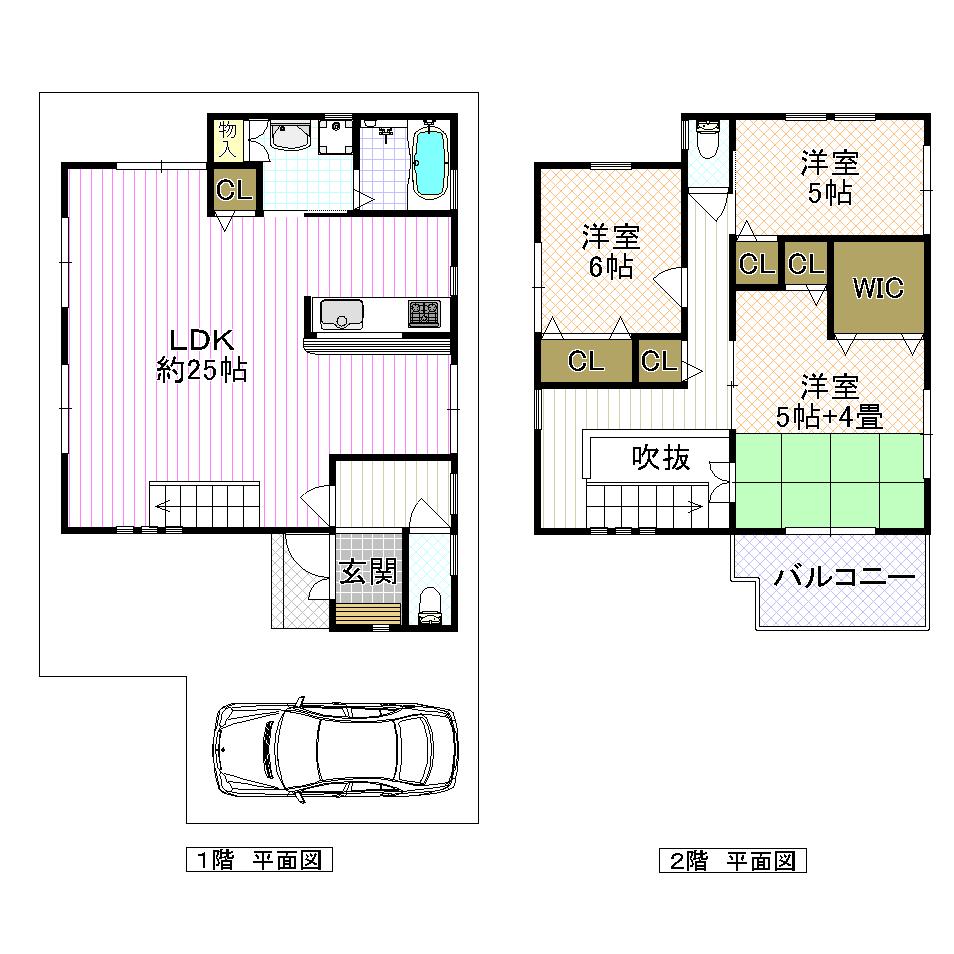 Floor plan. 17.8 million yen, 3LDK, Land area 89.45 sq m , Building area 104.49 sq m