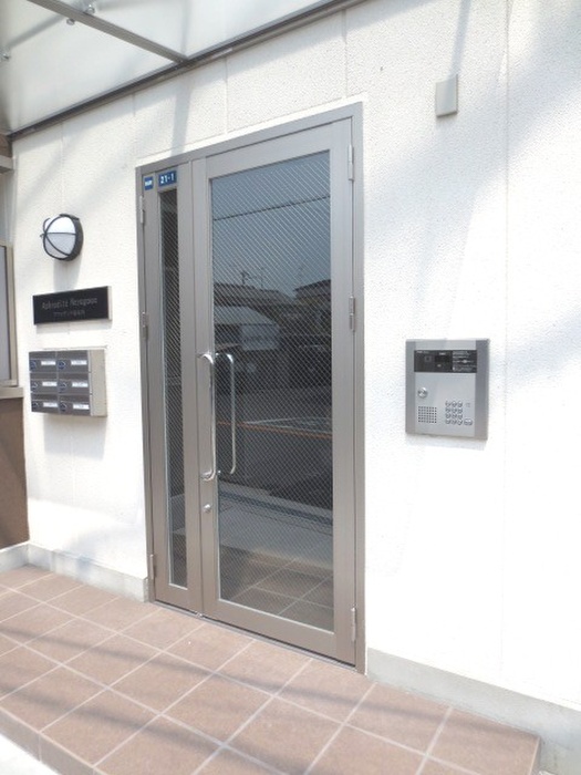 Building appearance. Security peace of mind! With auto lock!