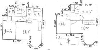 Floor plan. 18.3 million yen, 4LDK, Land area 85.31 sq m , Building area 93.44 sq m