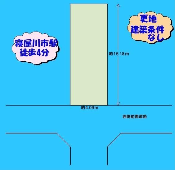 Compartment figure. Land price 6 million yen, Land area 66.17 sq m