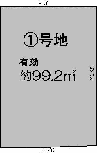 Compartment figure. Land price 13.2 million yen, Land area 99.2 sq m