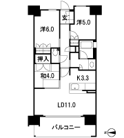 Floor: 3LDK, the area occupied: 65.4 sq m, Price: 28.2 million yen