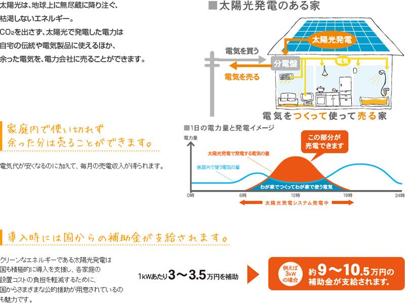 Other. In the house with solar power, You can also sell to make electricity. The solar power system or not in the standard equipment "friendly homes to the environment and the household," we started to "comfortable eco-life"?