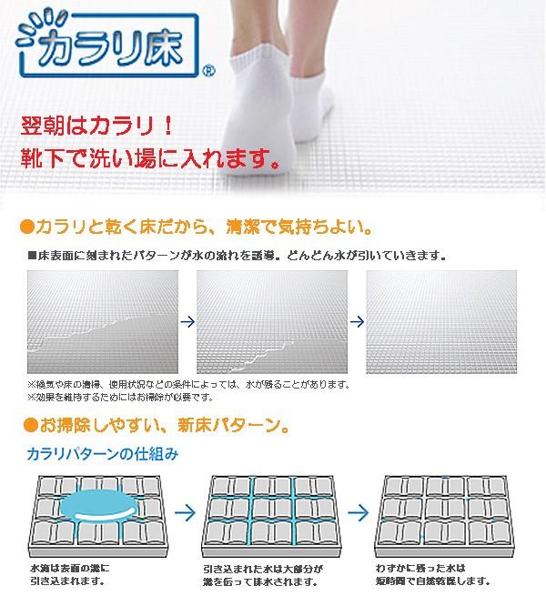 Same specifications photo (bathroom). The floor of the bathroom is TOTO Karari floor!