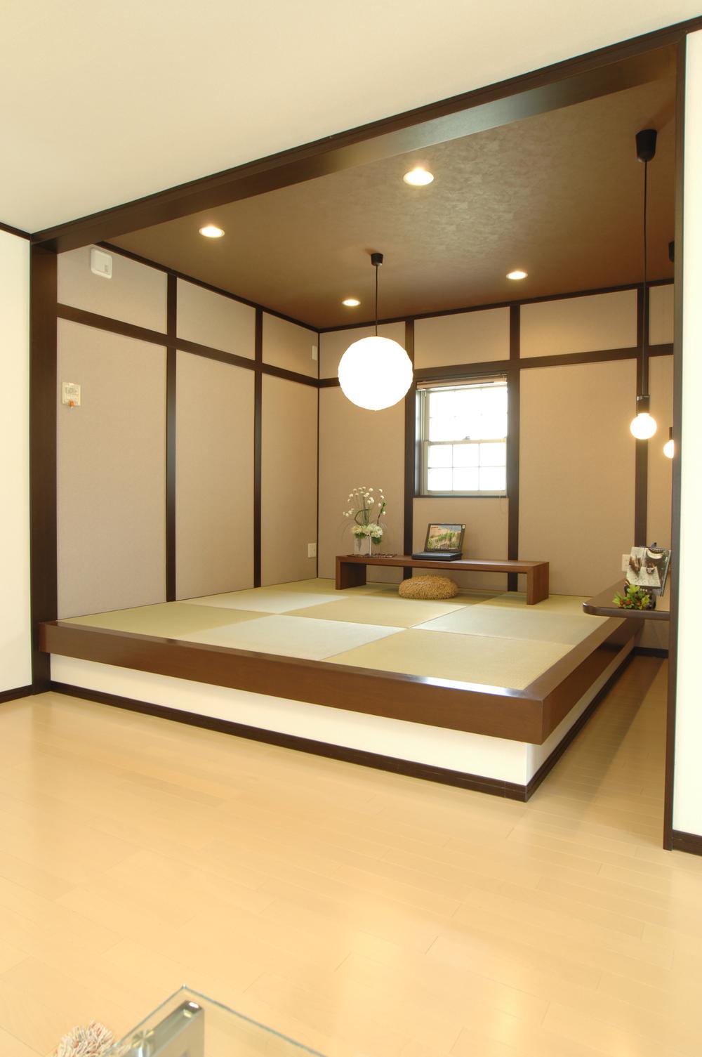Non-living room. Example of construction ・ Tatami corner also so fashionable! You you can create atmosphere of taste.