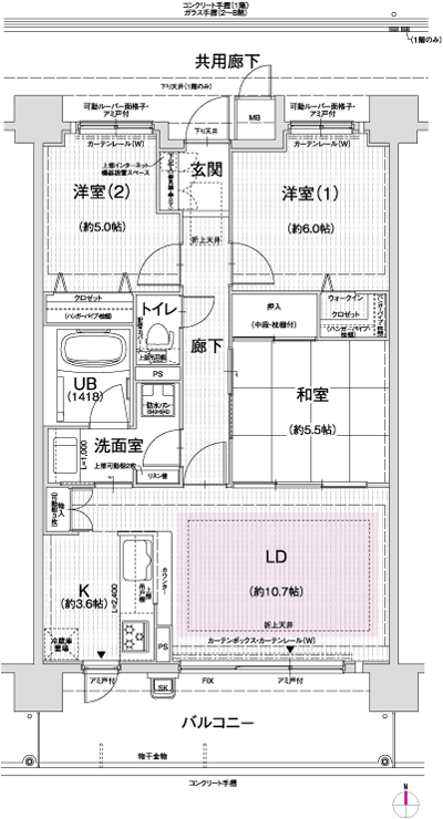 Floor: 3LDK, occupied area: 70.79 sq m, Price: 28.9 million yen