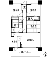 Floor: 3LDK, occupied area: 70.79 sq m, Price: 28.9 million yen