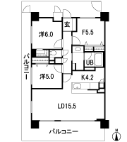 Floor: 2LDK + F, the area occupied: 78.07 sq m, Price: 32.7 million yen
