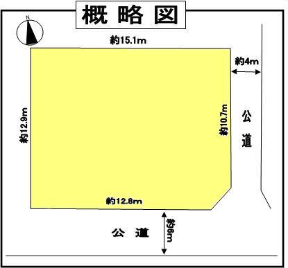 Compartment figure. Land price 20 million yen, Land area 192.23 sq m