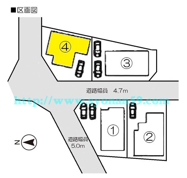 Compartment figure. 30,800,000 yen, 4LDK, Land area 120.01 sq m , Building area 103.68 sq m compartment view