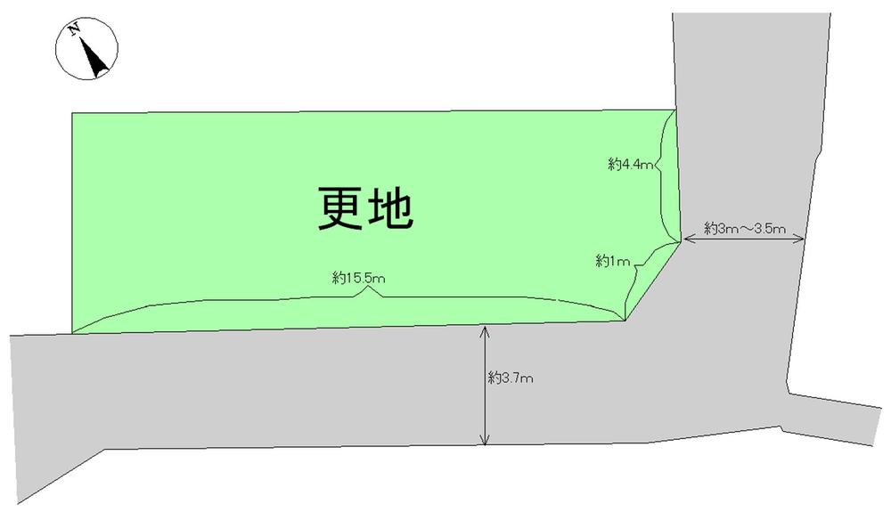 Compartment figure. Land price 16.8 million yen, Land area 82.96 sq m