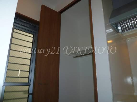 Receipt. The other is in the back of the kitchen, It has a door with storage! !