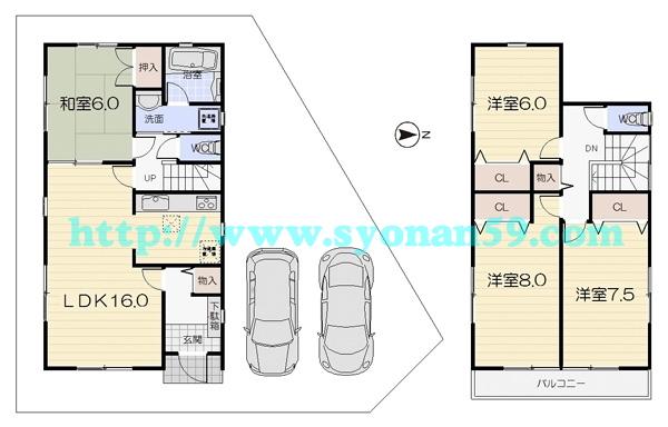 Floor plan. 30,800,000 yen, 4LDK, Land area 120.01 sq m , Building area 100.44 sq m floor plan