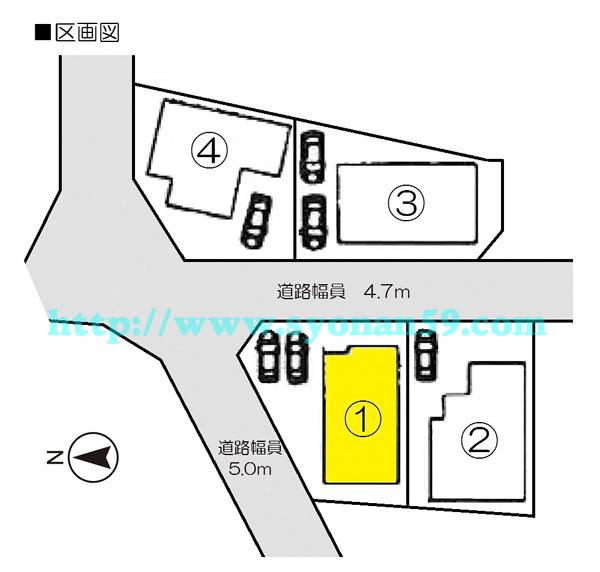 Compartment figure. 30,800,000 yen, 4LDK, Land area 120.01 sq m , Building area 100.44 sq m compartment view