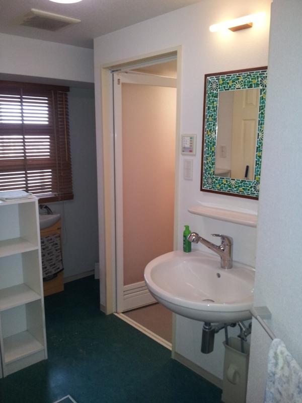 Wash basin, toilet. Local (January 2012) shooting