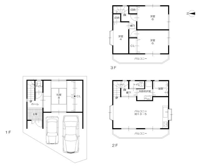 Floor plan. 15.8 million yen, 4LDK, Land area 66.99 sq m , Building area 100.36 sq m