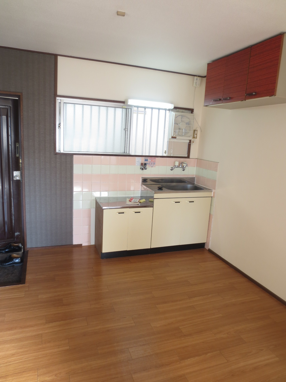 Living and room. With window to the kitchen