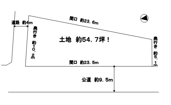 Compartment figure. Land price 13,150,000 yen, Land area 181 sq m