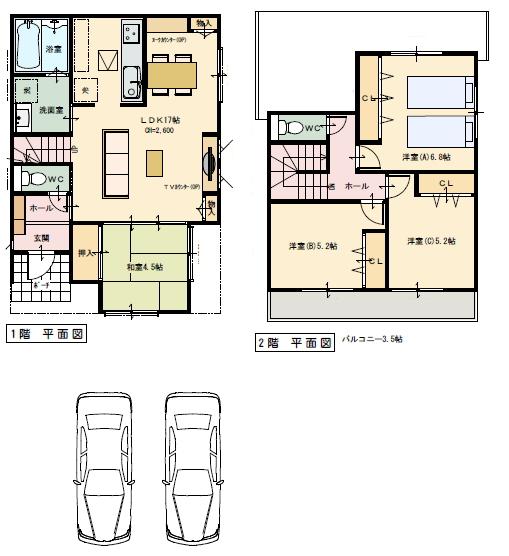  ☆ Reference plan view ☆ Free design support! Can you built in your favorite plan..  ☆ Reference plan view ☆