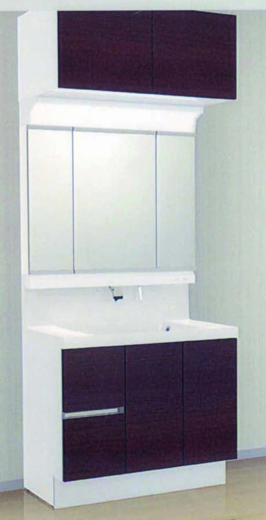 Wash basin, toilet.  [Bathroom vanity] Basin counter to create a comfortable basin space in a variety of planning.