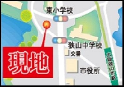 Local guide map. Walk about two minutes to the east elementary school, Sayama parenting peace of mind !! at about a 3-minute walk to the junior high school