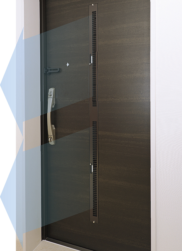 Other.  [Eato] By opening and closing the register that has been built into the door, Is the entrance door that allows the ventilation ventilation remain closed the door. You do not have to worry about indoor side is visible from the outside (same specifications)