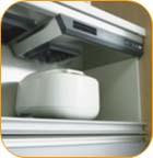 Other. Cupboard standard equipment with exhaust function