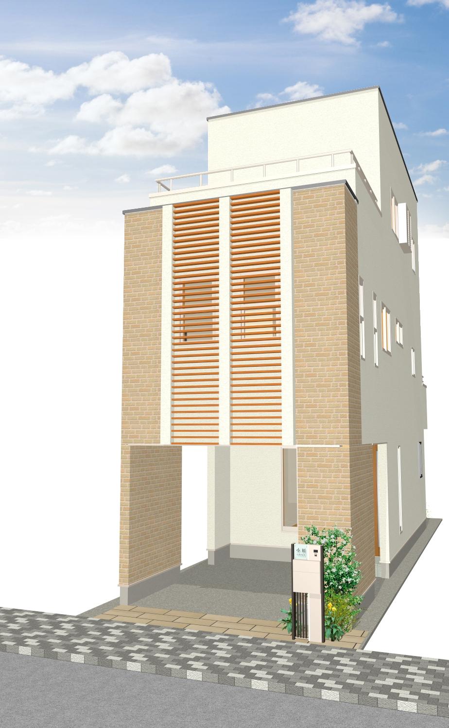 Rendering (appearance). Image Perth building area 100.98 sq m