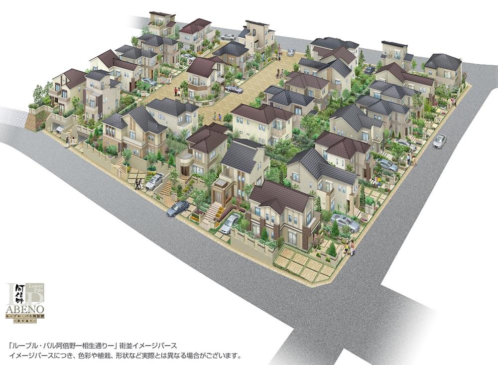 Cityscape Rendering. Rare Total units 29 units in Abeno-ku, Osaka, Large-scale subdivision of the total area of ​​3610 sq m. (Cityscape Rendering)