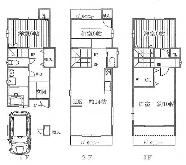 Floor plan. 28.8 million yen, 4LDK, Land area 71.17 sq m , Building area 98.83 sq m floor plan