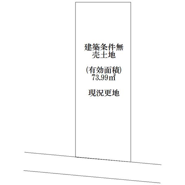 Compartment figure. Land price 16.8 million yen, Land area 84.27 sq m