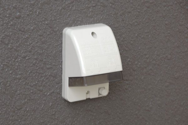 balcony ・ terrace ・ Private garden.  [Waterproof outlet] Installing the outlet of the waterproof type on the balcony. Or directing the outdoor living in lighting, And or use for tasks such as cleaning, It responds to a wide range of applications (same specifications)